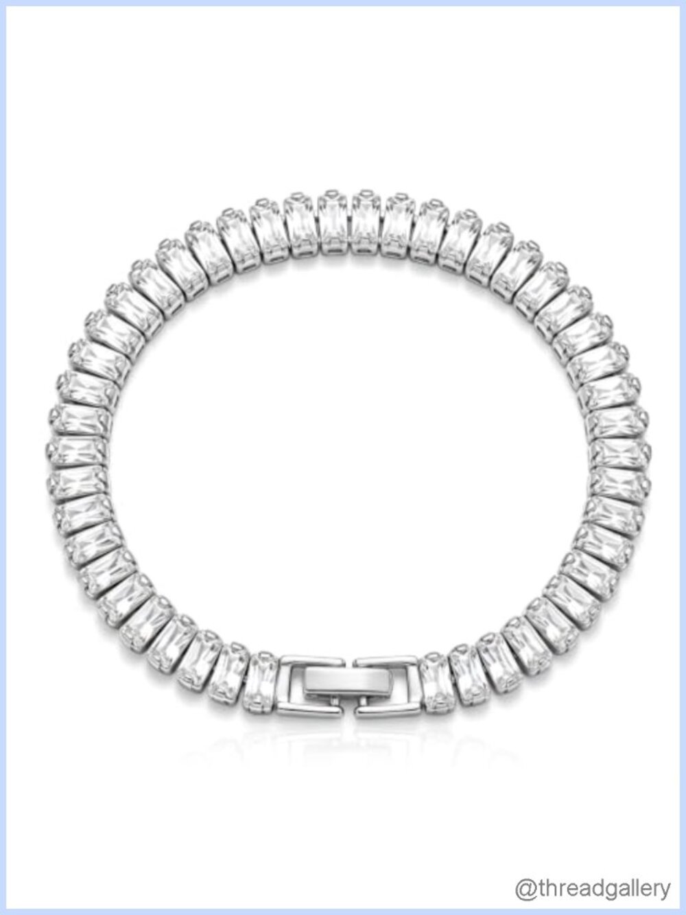 14K Gold Plated Tennis Bracelet Cubic Zirconia Link